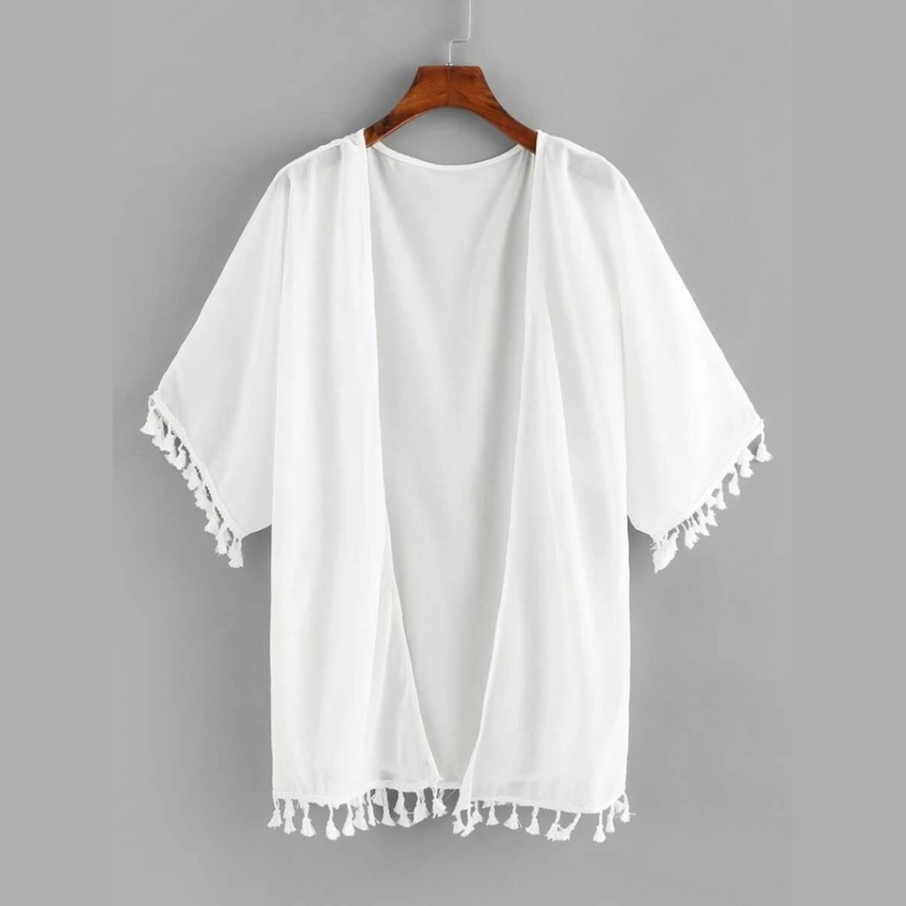 Tassel Cover Up -Plus Size - Picture 3 of 11